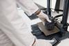 top-down-view-technician-3D-printing-machine