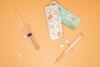 medicine syringes blister packs