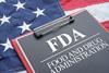FDA sign US flag