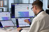 Patient Enrollment Data On Dual Screens
