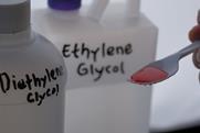 ethylene glycol (EG) and diethylene glycol (DG)