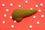pancreas and tablet concept
