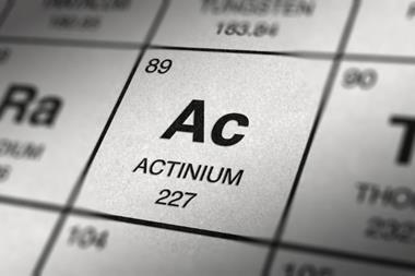 actinium element 89