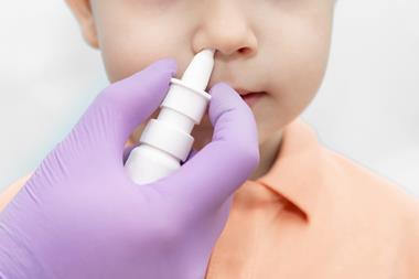 child nasal spray administer