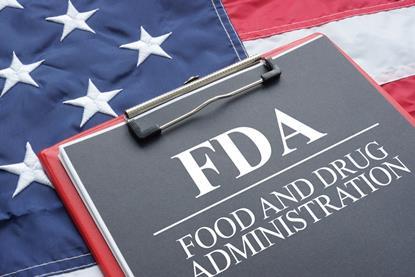 FDA sign US flag