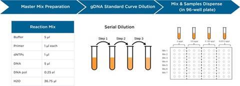 Figure 1: Simplified qPCR workflow and timing overview