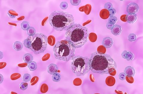 CLL cells concept