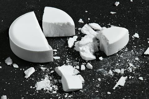 broken brittle medicine tablet
