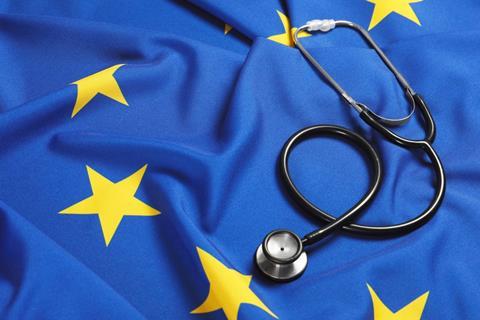 EU flag medicine