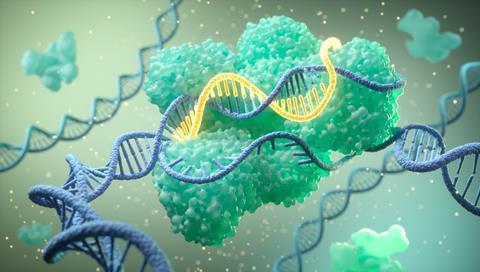 CRISPR-Cas9 genome editing concept