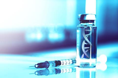 DNA vaccine vial concept